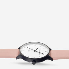 Load image into Gallery viewer, INERTIA - matte black / white face / blush strap