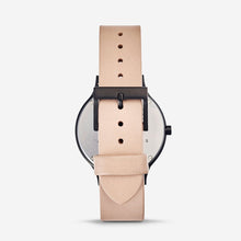 Load image into Gallery viewer, INERTIA - matte black / white face / natural strap