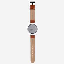 Load image into Gallery viewer, INERTIA - matte black / white face / tan strap
