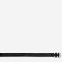 Load image into Gallery viewer, MISLAID - Black Croc / Silver