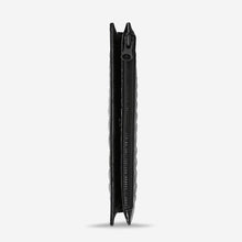Load image into Gallery viewer, IN THE BEGINNING - black croc emboss