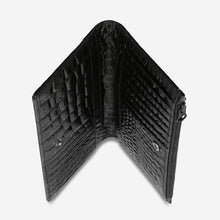 Load image into Gallery viewer, IN THE BEGINNING - black croc emboss