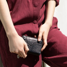 Load image into Gallery viewer, WAYWARD - black croc emboss