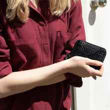 Load image into Gallery viewer, WAYWARD - black croc emboss