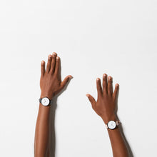 Load image into Gallery viewer, INERTIA - matte black / white face / blush strap