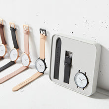 Load image into Gallery viewer, INERTIA - matte black / white face / black strap