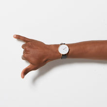 Load image into Gallery viewer, INERTIA - brushed copper / white face / black strap