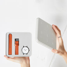 Load image into Gallery viewer, INERTIA - brushed copper / white face / brown strap