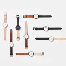 Load image into Gallery viewer, INERTIA - matte black / white face / black strap