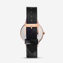 Load image into Gallery viewer, INERTIA - brushed copper / white face / black strap

