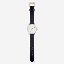 Load image into Gallery viewer, INERTIA - brushed copper / white face / black strap
