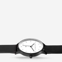 Load image into Gallery viewer, INERTIA - matte black / white face / black strap
