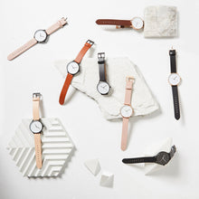Load image into Gallery viewer, INERTIA - matte black / white face / blush strap
