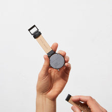 Load image into Gallery viewer, INERTIA - Interchangeable Natural/Black Strap (only)
