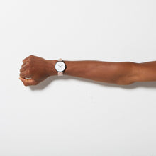 Load image into Gallery viewer, INERTIA - matte black / white face / blush strap
